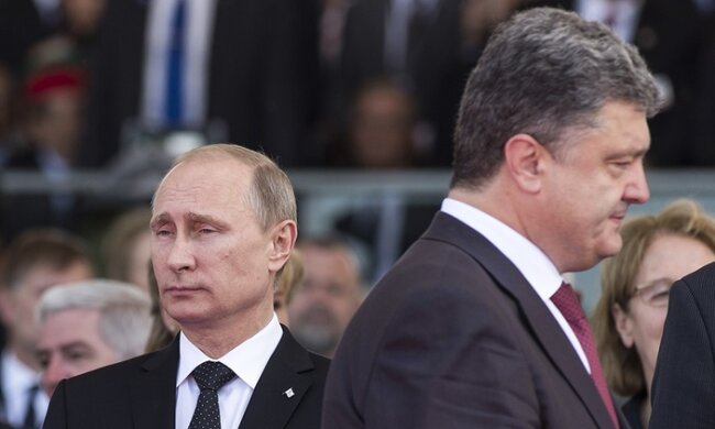 Порошенко, Путин,