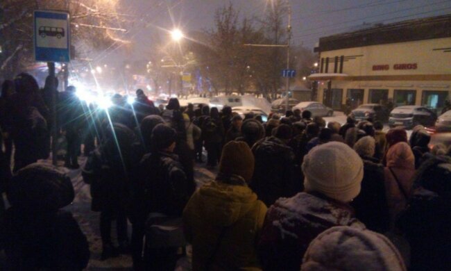 остановка, чп транспорт