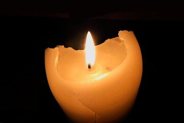 Свічка, траур, день пам'яті