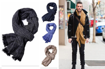Весенние мужские шарфы: модные тенденции 2020