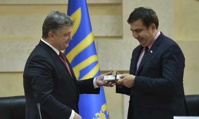 Порошенко, Саакашвили