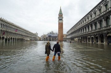 Венеция, потоп, наводнение