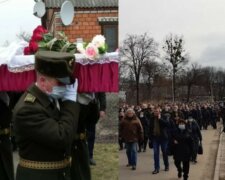 Україна зазнала непоправних втрат на Донбасі, попрощатися з Героями прийшли натовпи людей: кадри