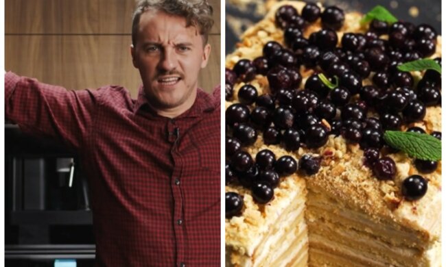 "Мастер Шеф" Клопотенко раскрыл секрет вкуснейшего медовика, который легко повторить: "Летом можно приготовить по-новому"