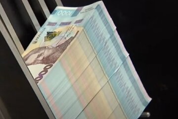 гривня, гроші, виплати, пачка грошей