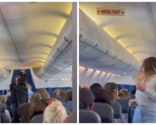 Украинки устроили драку в самолете, кадры беспредела: "На руках был годовалый малыш"