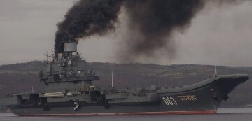 Адмирал Кузнецов. пожар