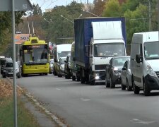 Ограничение движения транспорта в Харькове
