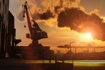 выбросы, завод, промышленность, углекислый газ,