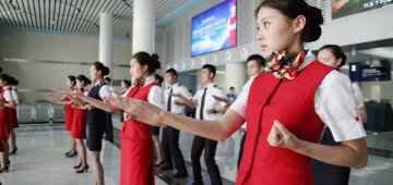 Китай-стюардессы
