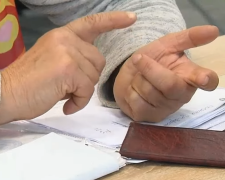 Гуманитарная помощь пенсионерам в Запорожье