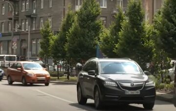 Ограничение движения транспорта в Киеве