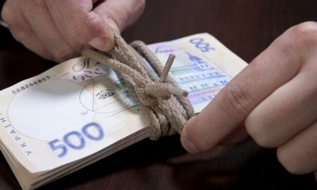 гривна деньги зарплата взятка