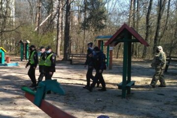 полиция, карантин, Киев