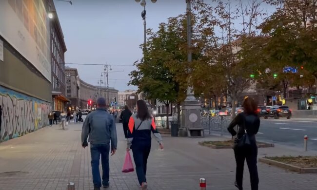 осень, Киев, украинцы, октябрь