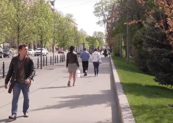 весна, солнечно, украинцы, тепло