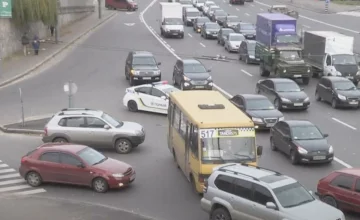 Ограничение движения в Киеве