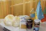 Безкоштовні продукти для ВПО та пенсіонерів у Харкові