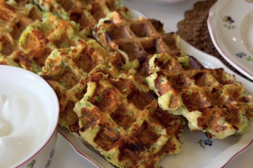 кабачковые вафли