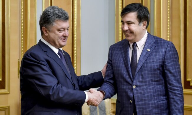 Петр Порошенко, Михаил Саакашвили