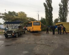 На Одещині дерево обвалилося на пасажирський автобус (фото)