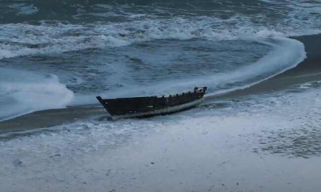 море, зима, погода