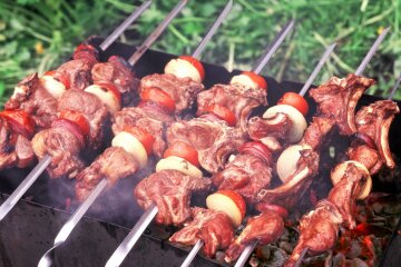 шашлык, мясо