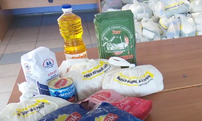 Бесплатные продукты для пенсионеров и ВПЛ в Харьковской области