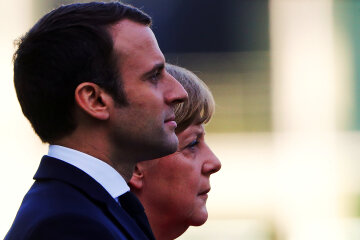 Макрон Меркель