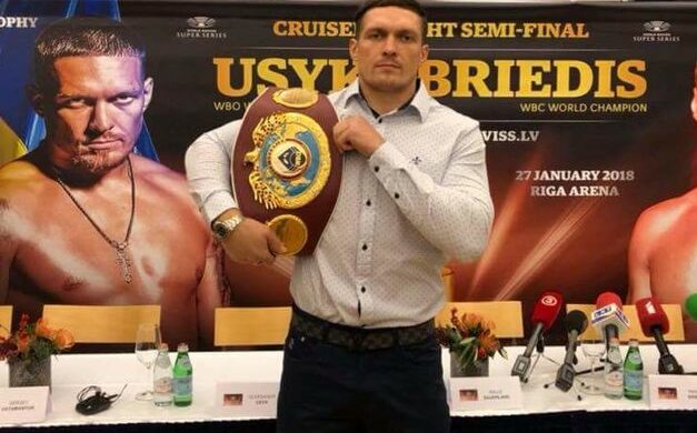 Олександр Усик отримав спеціальний пояс від WBO: подробиці