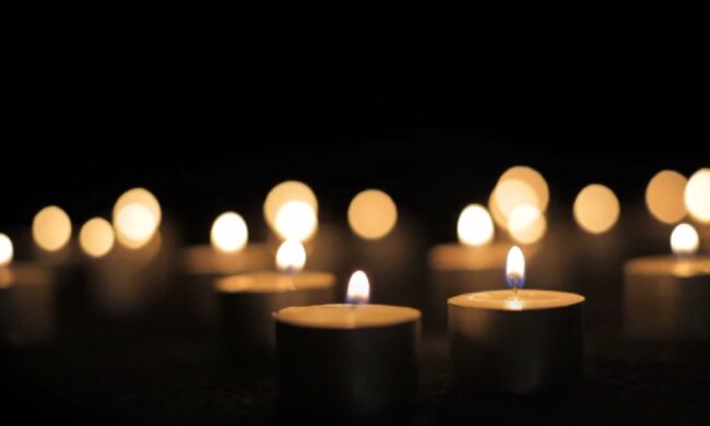 свеча, траур