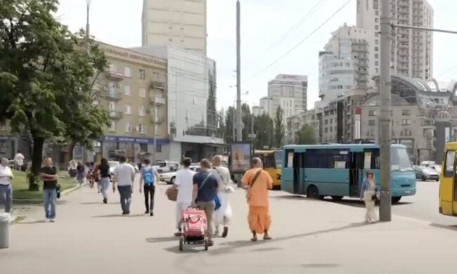 Ограничение движения транспорта в Киеве