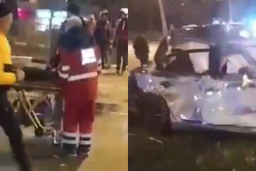 Машины разлетелись на части: смертельная авария произошла на перекрестке в Харькове, трагедия попала на видео