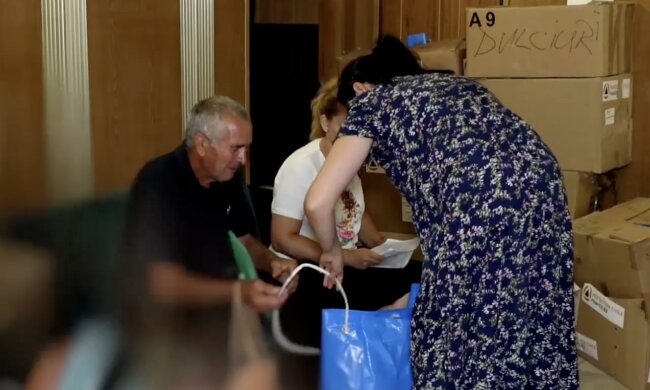 Гуманитарная помощь для пенсионеров в Кировоградской области