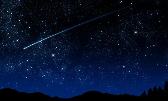 звездопад небо метеор