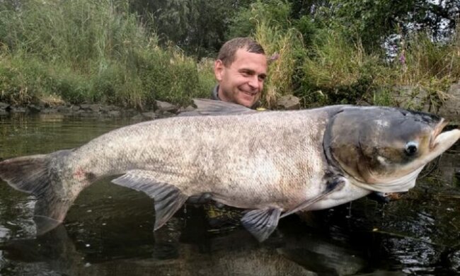 Дніпрянин зловив "монстра" завбільшки з людину: вражаючі фото "трофея"