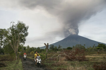 извержения вулкана