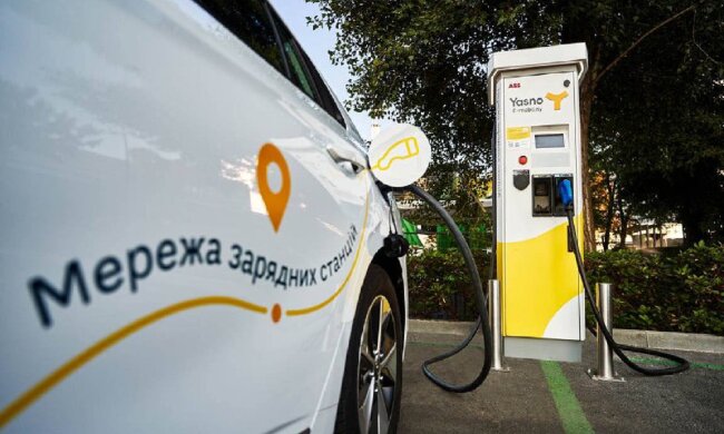 YASNO інвестувала 35 млн грн у встановлення швидкісних зарядних станцій для електромобілів