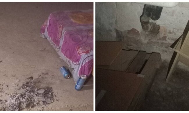 В укритті на Полтавщині розвели багаття