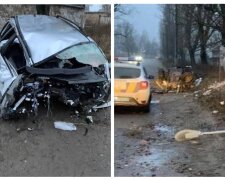 Авто розірвало на частини: кадри фатальної аварії через негоду під Одесою
