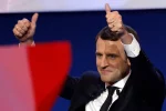 Presidential Candidate Emmanuel Macron Hosts A Meeting At Parc Des Expositions In Paris