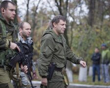 Prime Minister of the self-proclaimed Donetsk People’s Republic Alexander Zakharchenko walks t