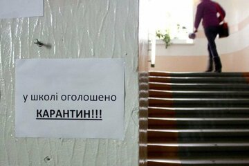 карантин, школа