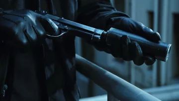 убийца, ствол, пистолет