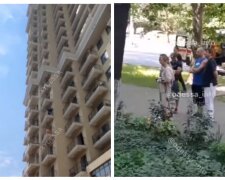 В Одессе мужчина под "веществами" вышел из окна на 7-м этаже: кадры трагедии