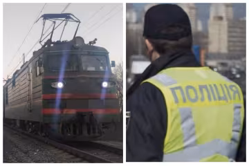 дтп, жд, поезд, укрзализныця, полиция