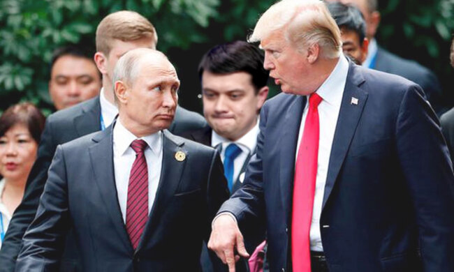 трамп, путин