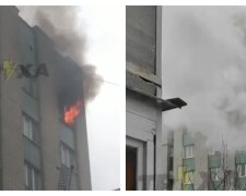 У дев'ятиповерхівці в Харкові спалахнула сильна пожежа, в заручниках вогню опинилася людина: кадри трагедії