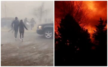 "Положение серьезное": мощный пожар в США уничтожает все на своем пути, идет эвакуация