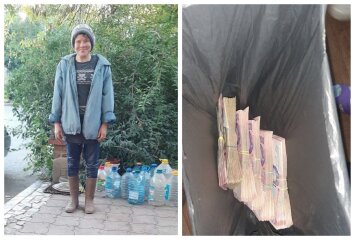 Бездомна знайшла пакет з великою сумою і повернула їх власнику: за чесність отримала 100 грн